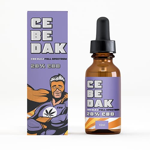 Olej CBD full spectrum 20% 2000mg 10ml CEBEDAK 10szt