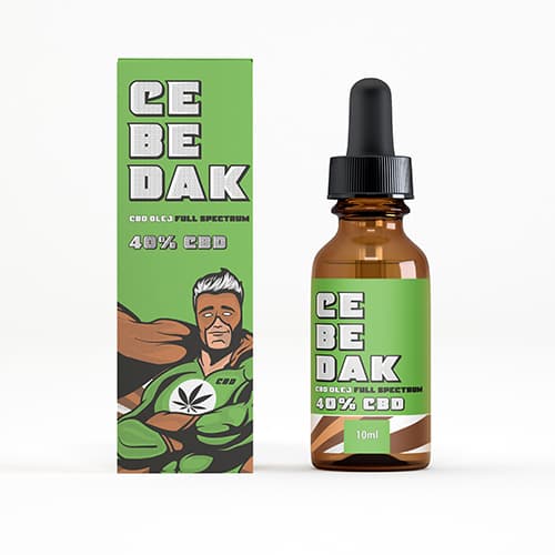 Olej CBD full spectrum 40% 4000mg 10ml CEBEDAK 10szt