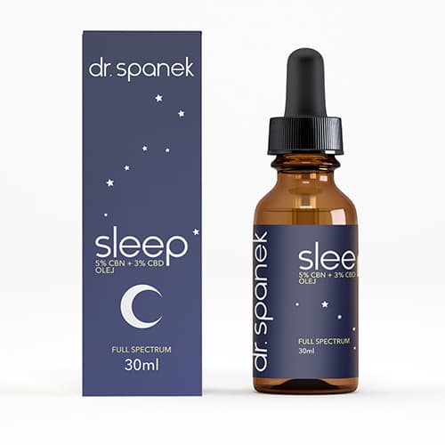 Krople na sen 5% CBN i 3% CBD 30ml dr.spanek 10szt