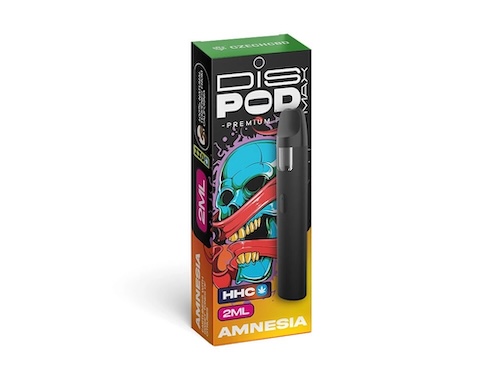 Czech CBD HHC Vape Pen disPOD Amnesia Haze 2000mg 2ml