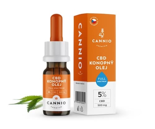 CANNIO Olej konopny CBD 5% Pełne Spektrum 10ml