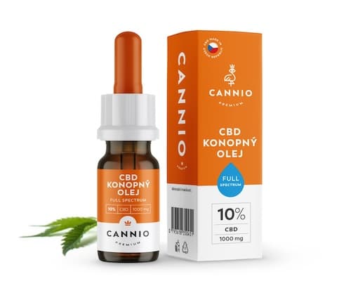 CANNIO Olej konopny CBD 10% Pełne Spektrum 10ml