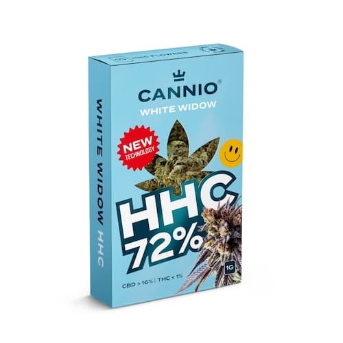 CANNIO HHC kwiaty White Widow 72% 1g