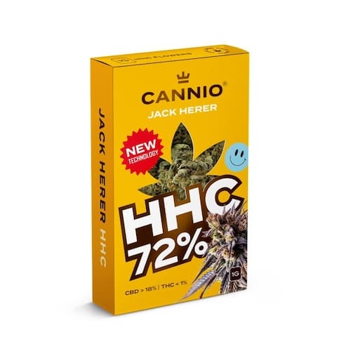 CANNIO HHC kwiaty Jack Herer 72% 1g