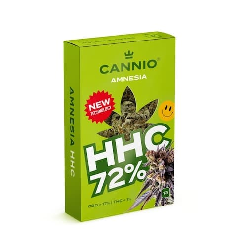 CANNIO HHC kwiaty Amnesia 72% 1g