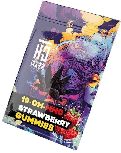 HEAVENS HAZE Gummies Strawberry 10-OH-HHC 3szt