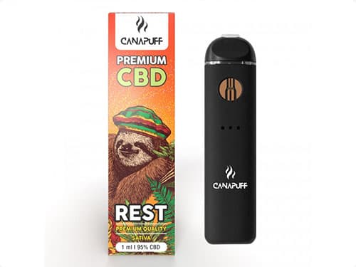 Canapuff Rest waporyzator 95% CBD 1ml