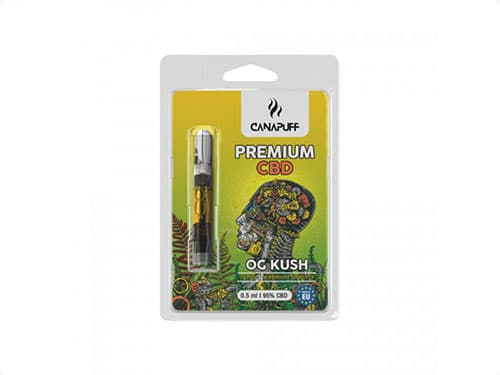 Canapuff cartridge Og Kush 95% CBD 0,5ml