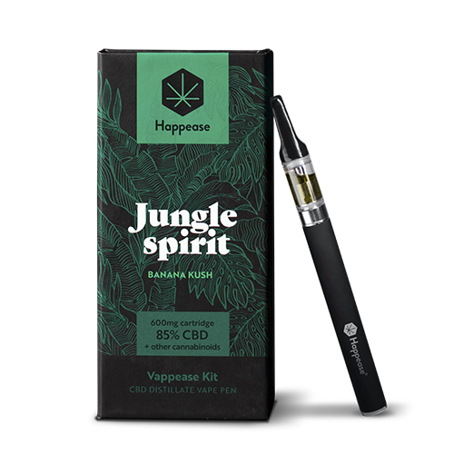 Happease Classic Jungle Spirit Zestaw do waporyzacji 85% CBD 600 mg