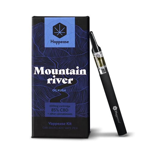 Happease Classic Mountain River Zestaw do waporyzacji 85% CBD 600 mg