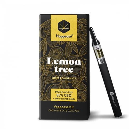 Happease Classic Lemon Tree Zestaw do waporyzacji 85% CBD 600 mg