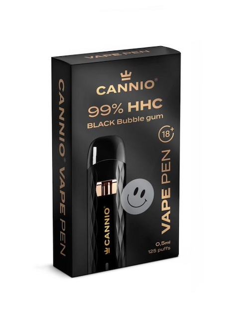 CANNIO HHC vape pen Black Bubble Gum 0,5ml