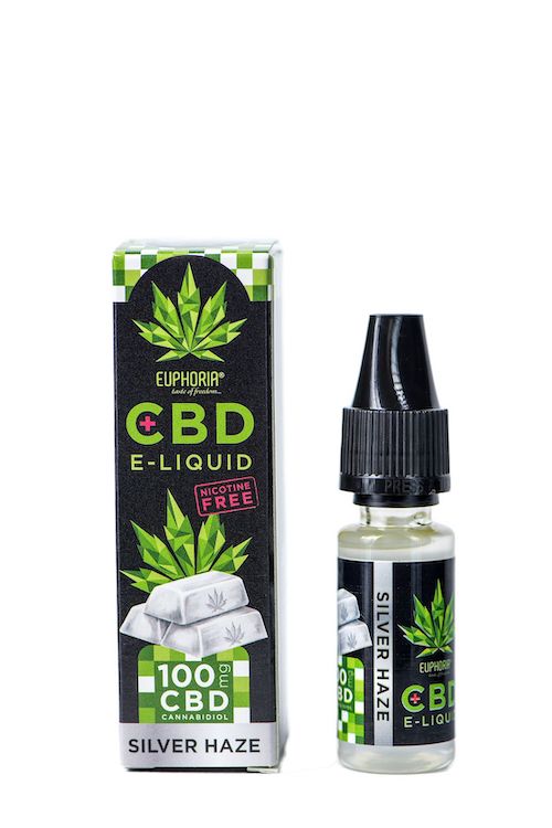 Euphoria CBD e-liquid Silver Haze 10ml 100mg CBD