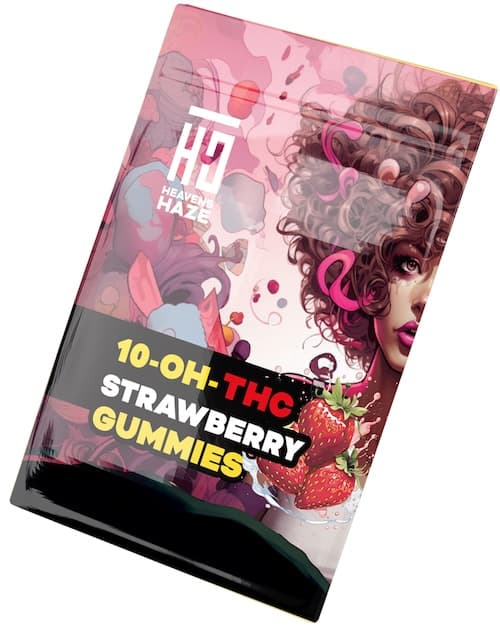 HEAVENS HAZE Gummies Strawberry 10-OH-THC 3szt