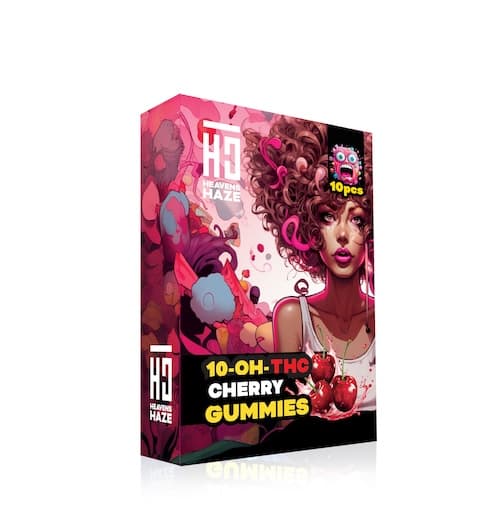 HEAVENS HAZE Gummies Cherry 10-OH-THC 10szt