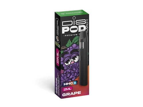 Czech CBD HHC Vape Pen disPOD Grape 2000mg 2ml