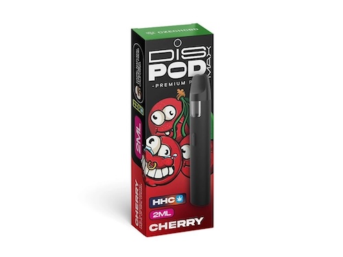 Czech CBD HHC Vape Pen disPOD Cherry 2000mg 2ml